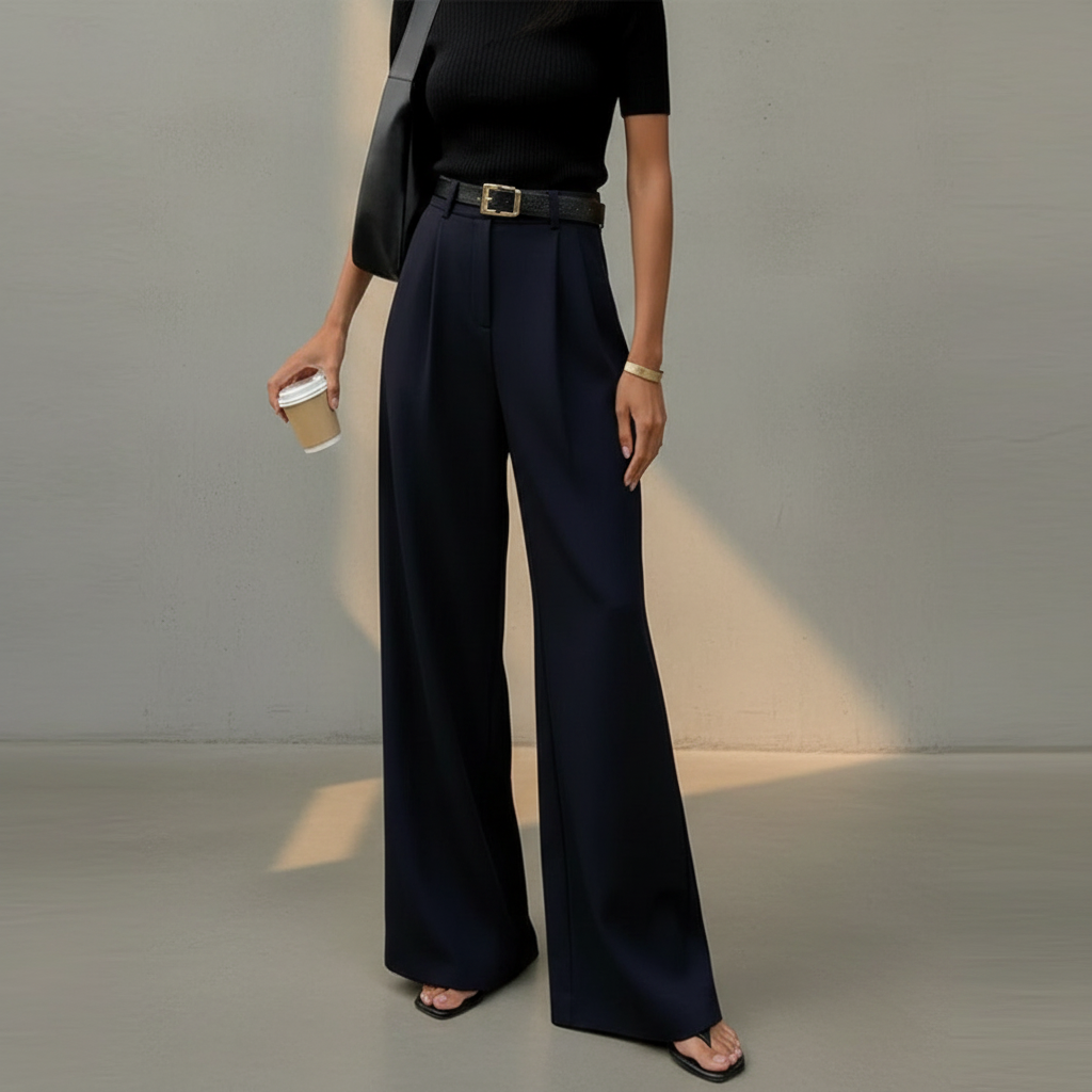 Marlene - Elegante Hose mit weitem Bein
