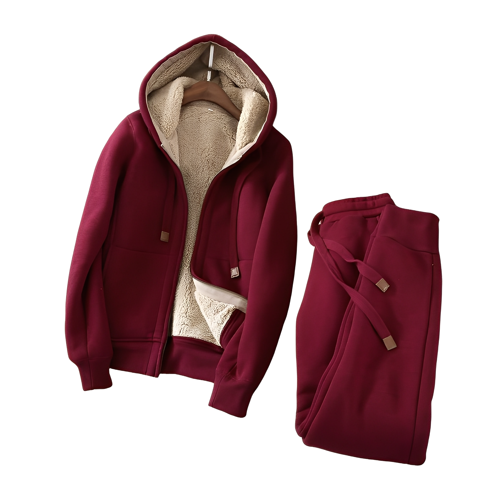 Monica - Komfortables Damen-Set aus Kapuzenpullover und Jogginghose