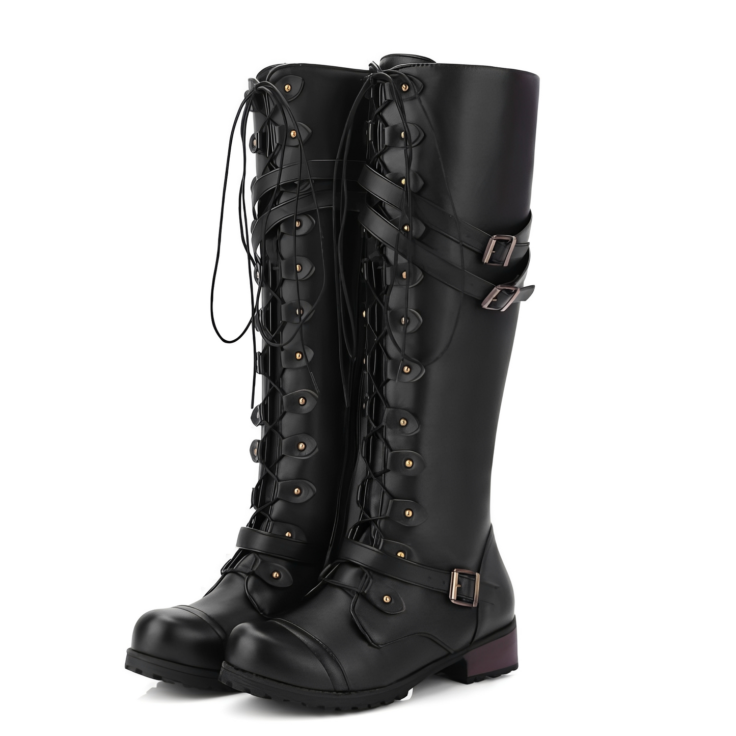 Alicia - Damenstiefel im klassischen Stil mit Schnalle