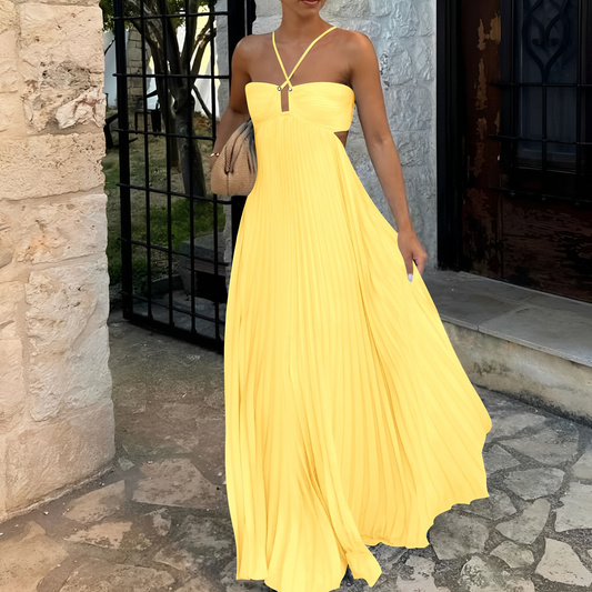 Marnie - Schickes Maxikleid mit Falten für Frauen