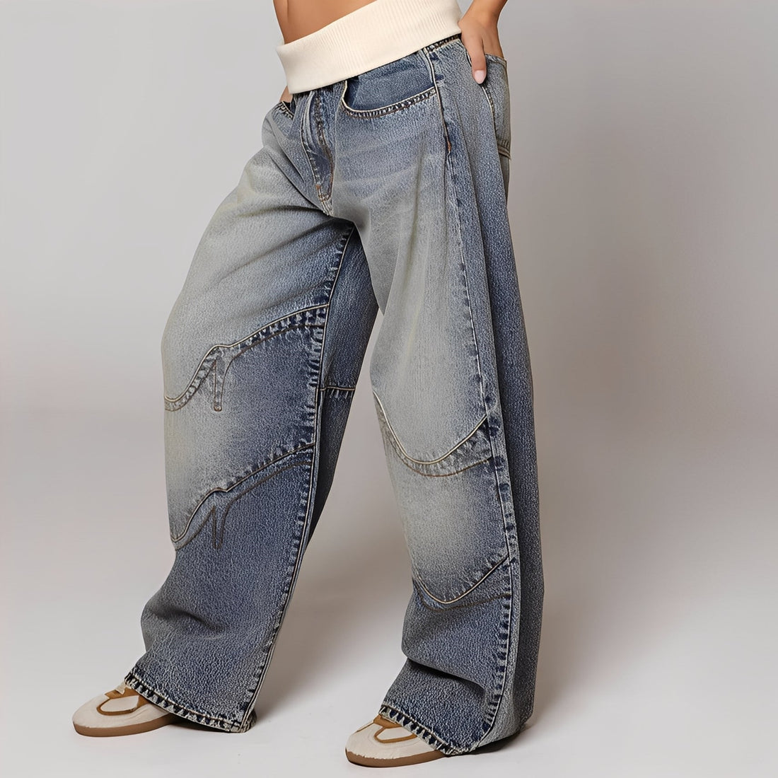 Vanessa - Bequeme Jeans mit weitem Bein