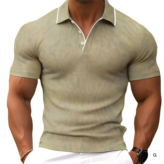 Florence - Lockeres Herren-Poloshirt mit Knöpfen
