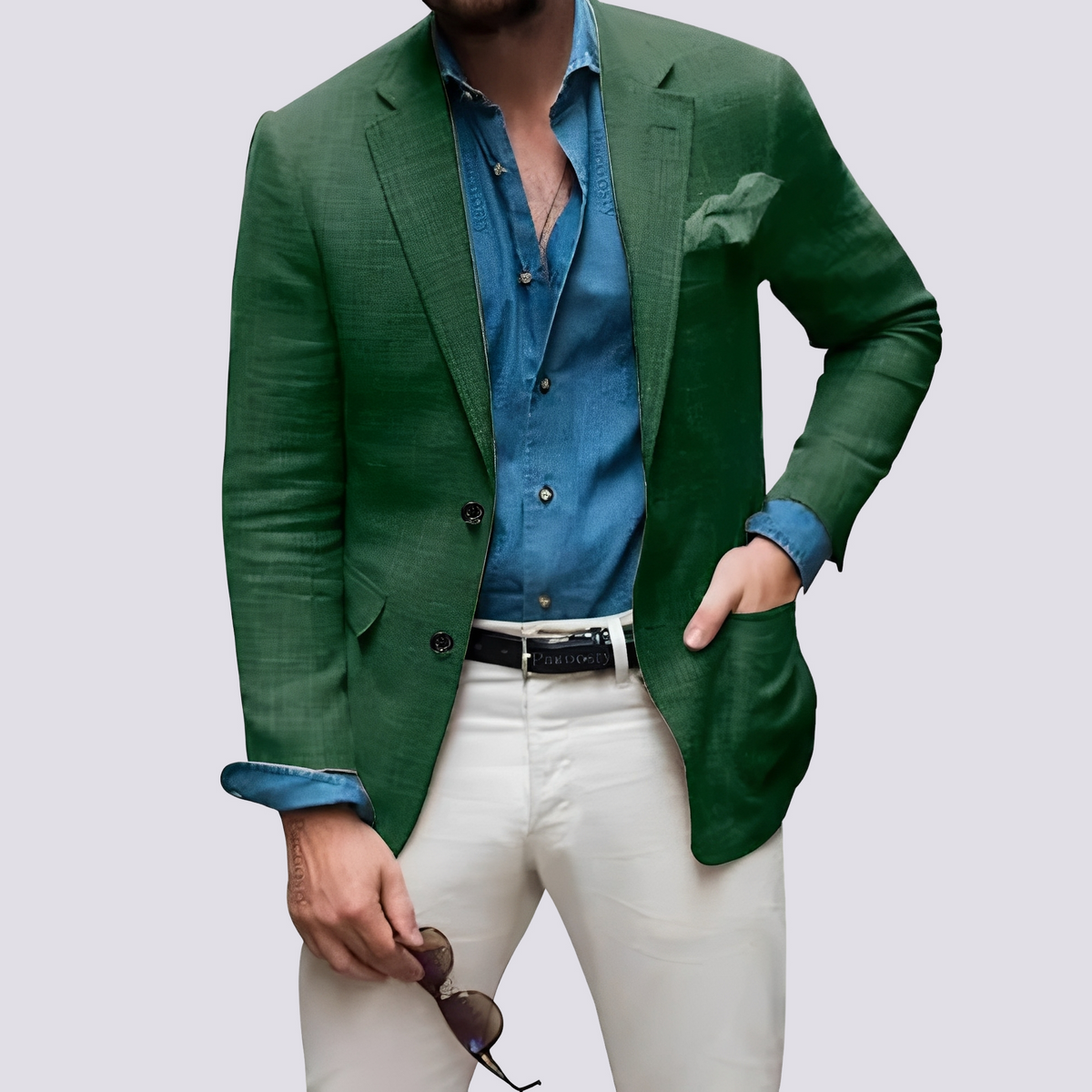 Glenn - Elegante Jacke für Männer mit Knöpfen