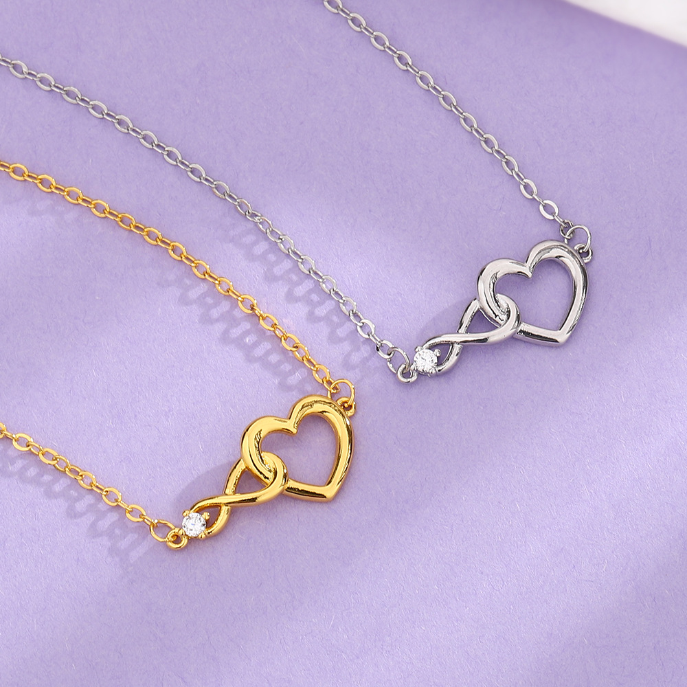 Armband Unendliches Herz - Delikate CZ-Armband
