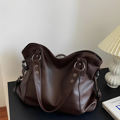 Erika - Moderne große Lederhandtasche für Damen