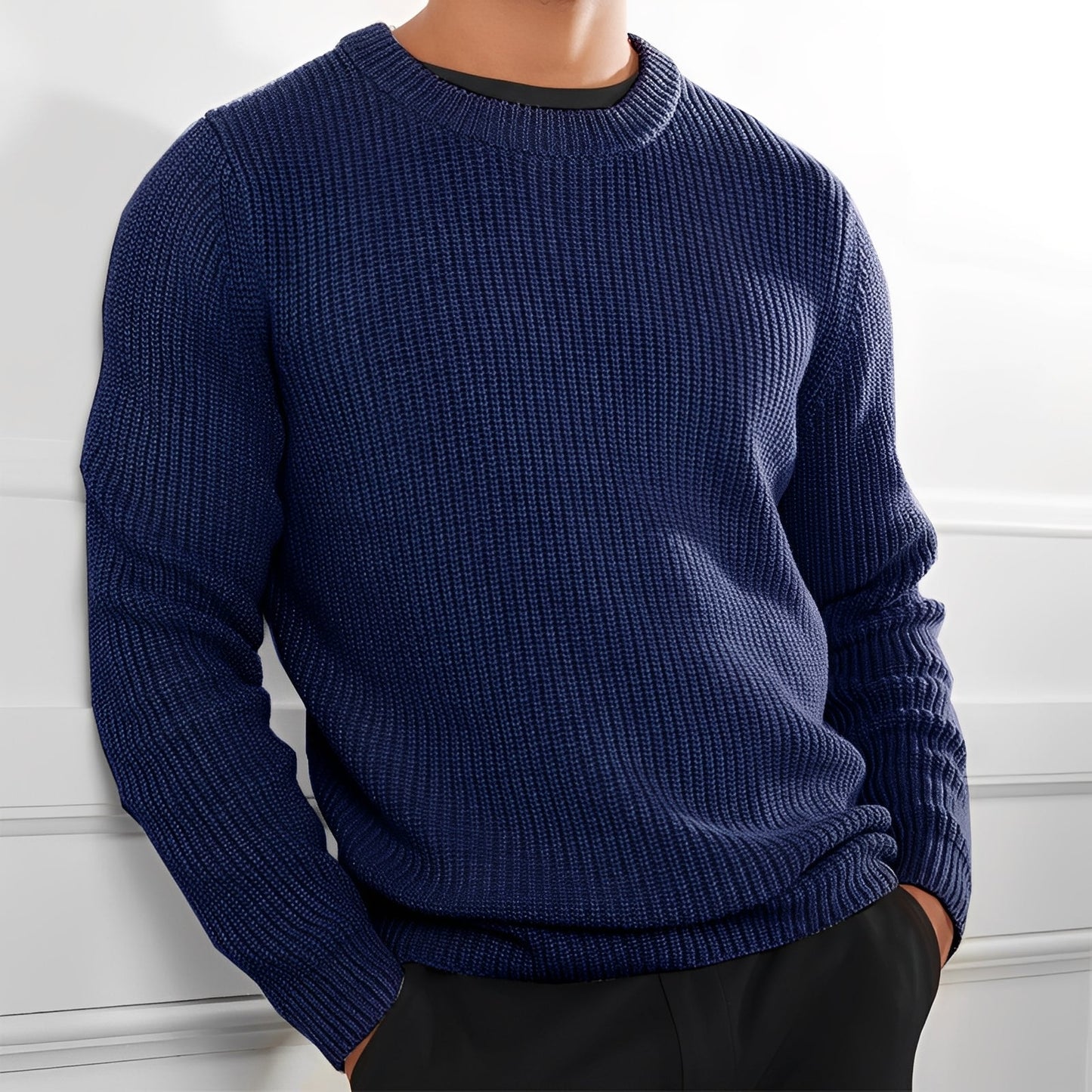 Floyd - Bequemer Herren-Strickpullover mit Rundhalsausschnitt