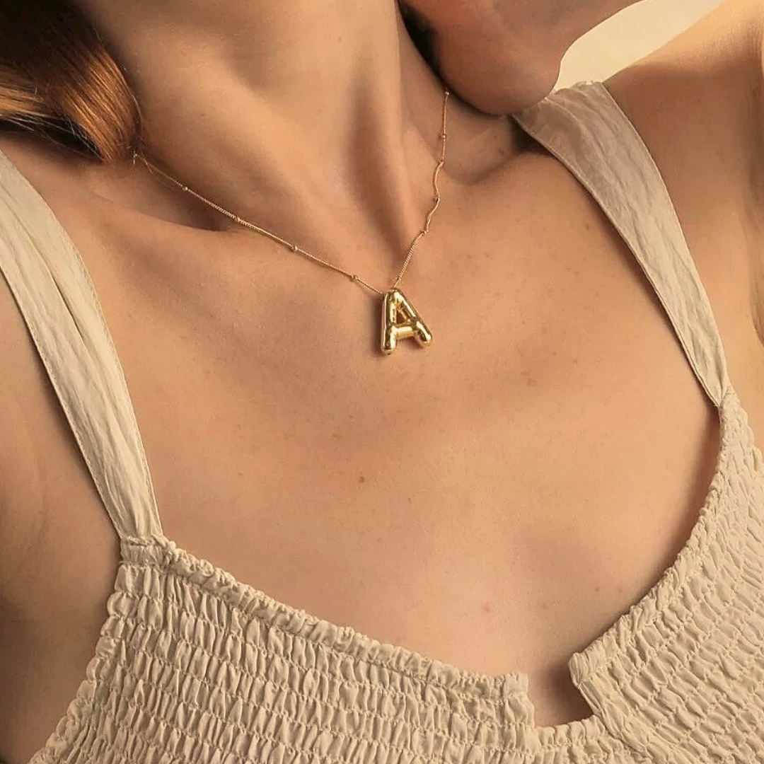 Goldenes Anfangs-Collier Balloon