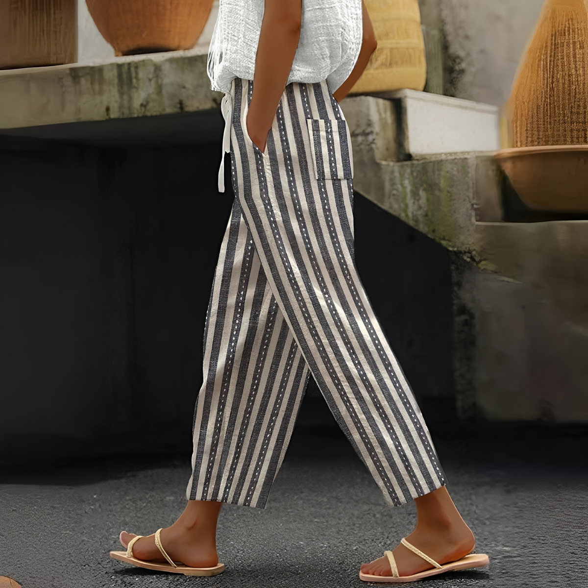 Betty - Elegante Damenhose mit Taschen