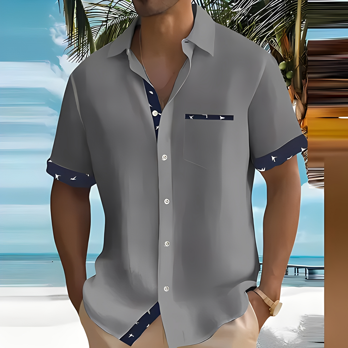 Liam – Stilvolle und leichte Sommerbluse