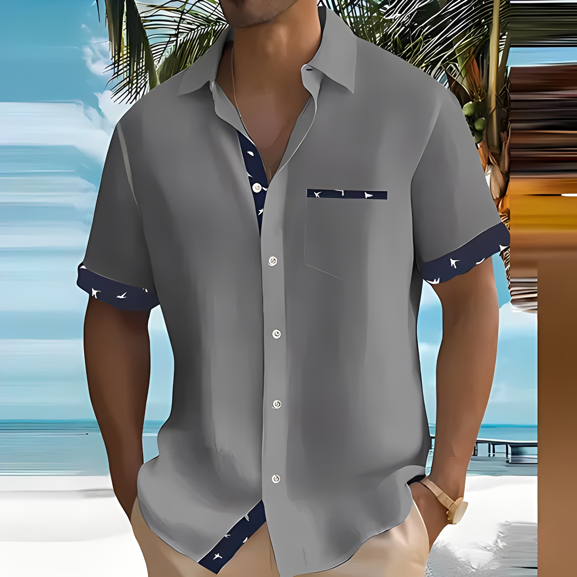 Liam – Stilvolle und leichte Sommerbluse