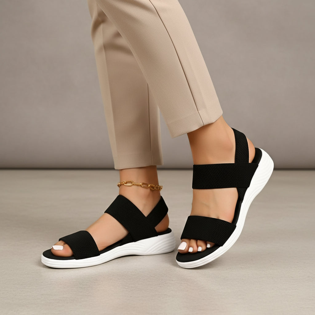 Remy - Sandalen mit Keilabsatz
