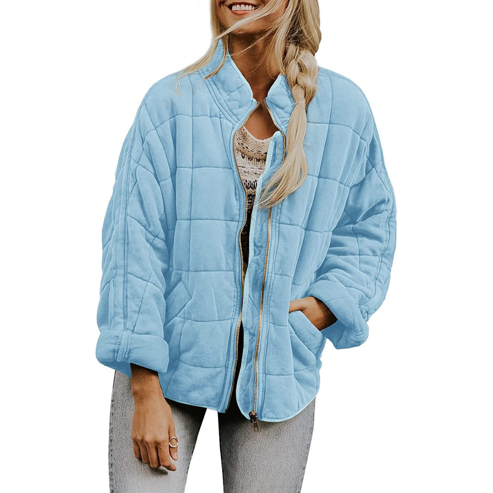 Jordana - Weit geschnittene Daunenjacke mit Taschen für Damen