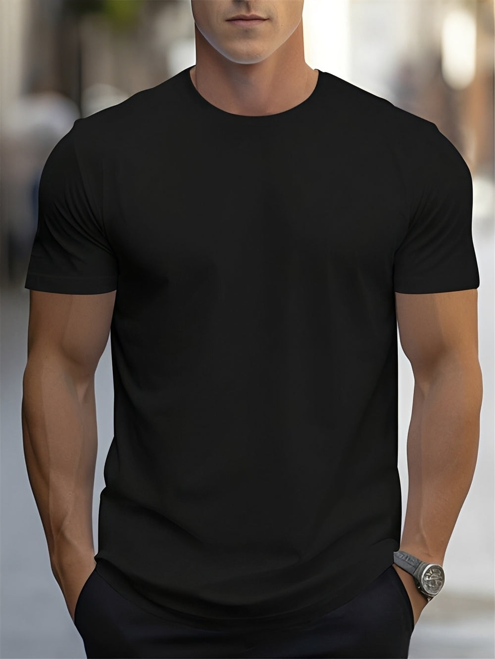 Marvin - Komfortables Herren-T-Shirt mit kurzen Ärmeln
