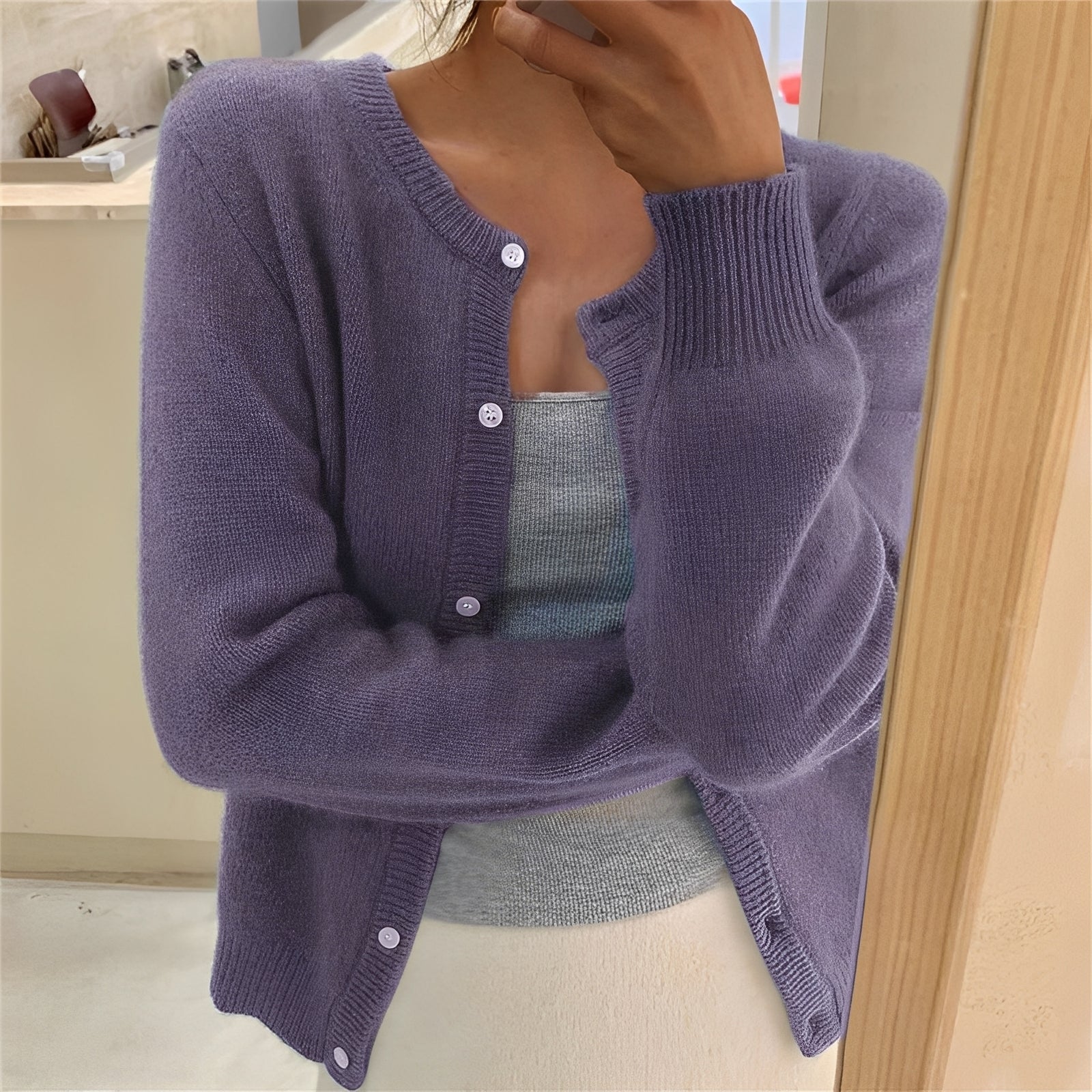 Millie - Zeitgemäße Damen-Strickjacke