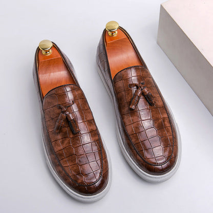 Steven - Modische Leder-Slipper für Männer