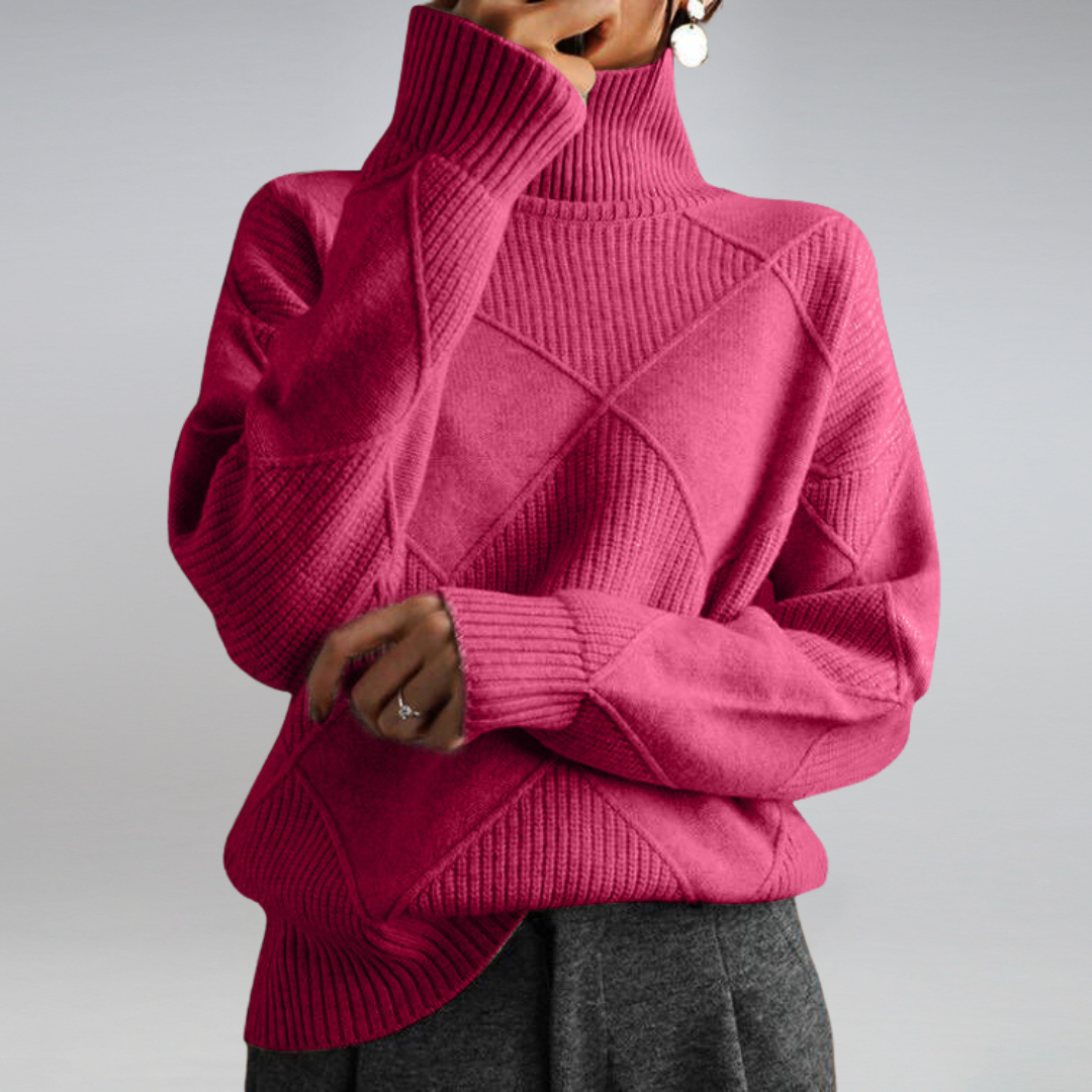 Camille - Eleganter Rollkragenpullover