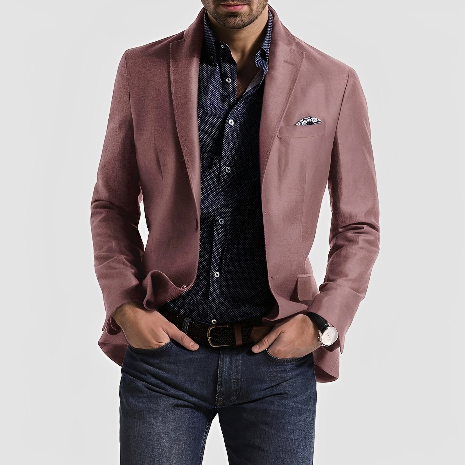 George - Stilvoll geschnittener Herrenblazer mit Zweiknopfdetail