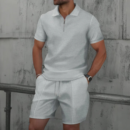 Zephyr - Herren Baumwolle Ko-ord Set im lockeren Stil