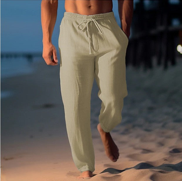 Matthew - trendige Herren-Leinenhose