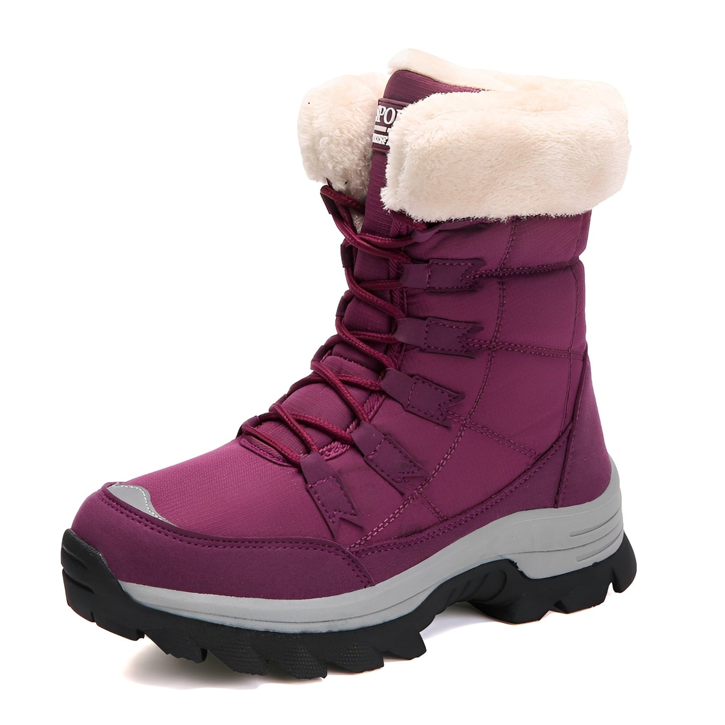 Yasmine - Bequeme, wasserdichte Samt-Winterstiefel für Damen