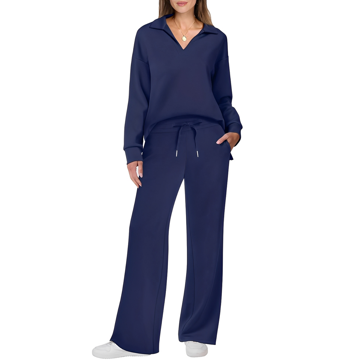Justina - Bequemes Damen-Set mit Oberteil und Hose
