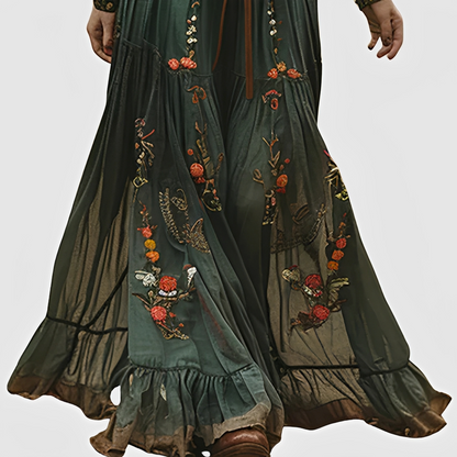 Isabelle - Maxi-Kleid mit Blumenmuster