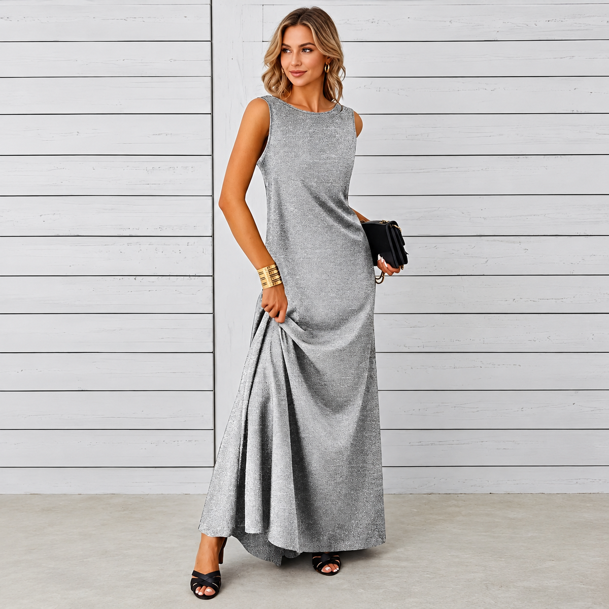 Saranna - Elegantes Langkleid für Damen