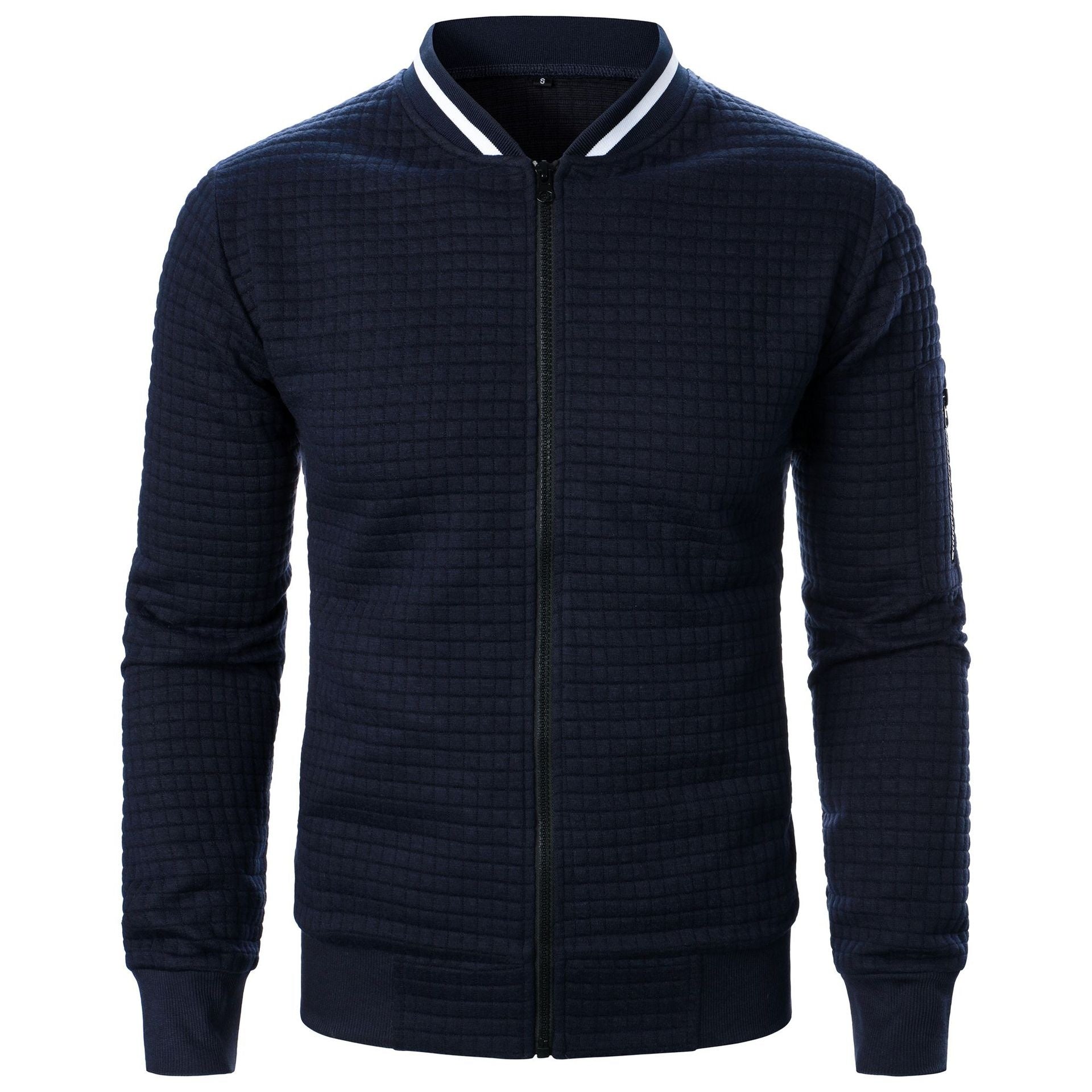 Malcom - Moderner Herrenpullover mit Reißverschluss