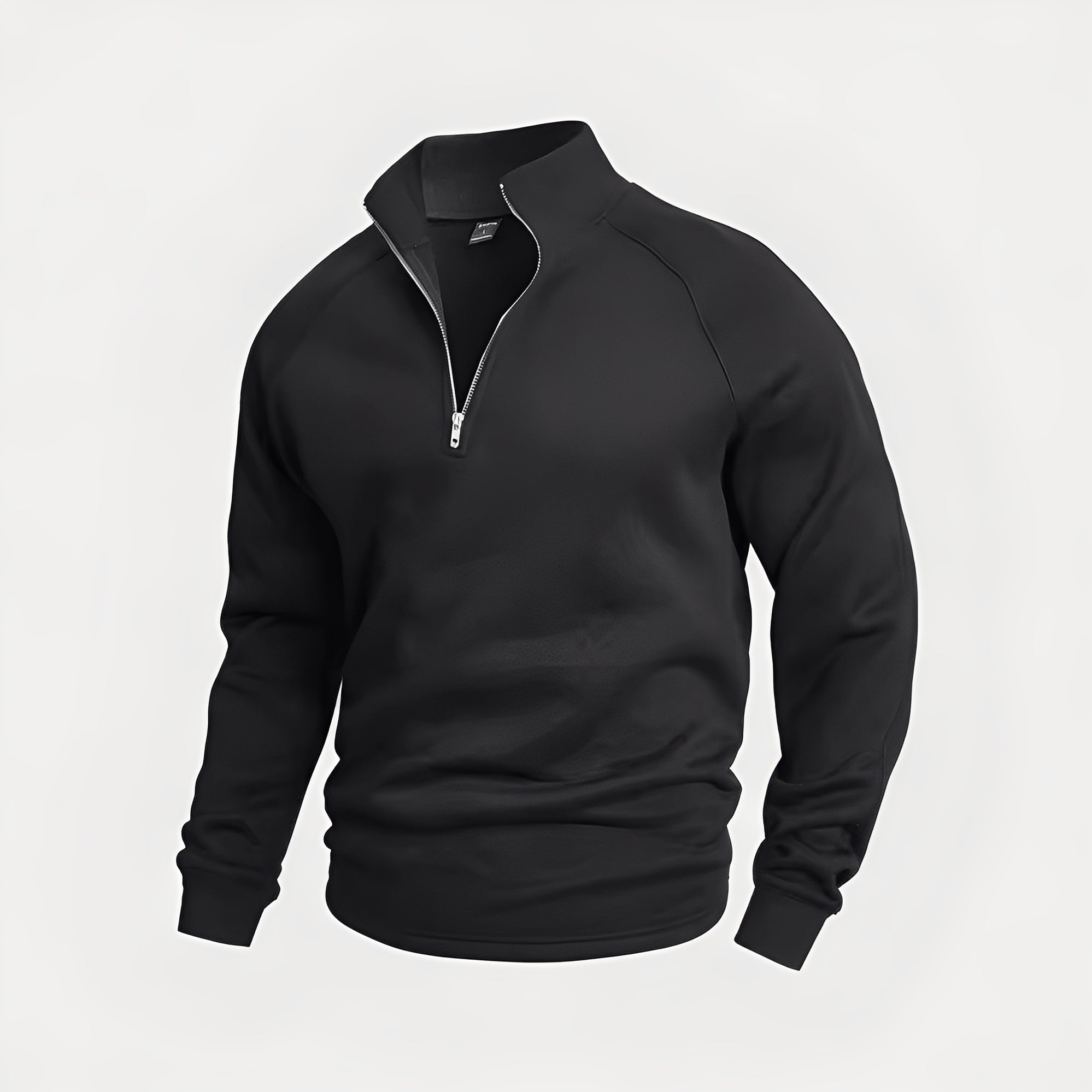 Wiley - Bequemes Herren-Sweatshirt mit Reißverschluss