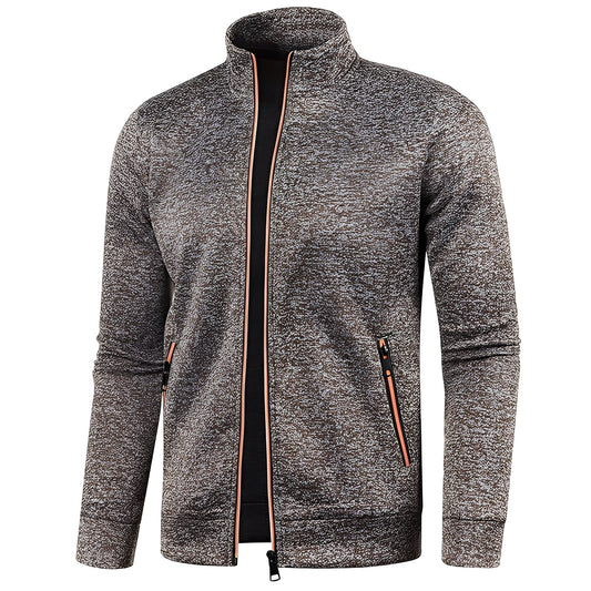 Clayton - Bequemer Herrenfleecepullover mit Reißverschluss