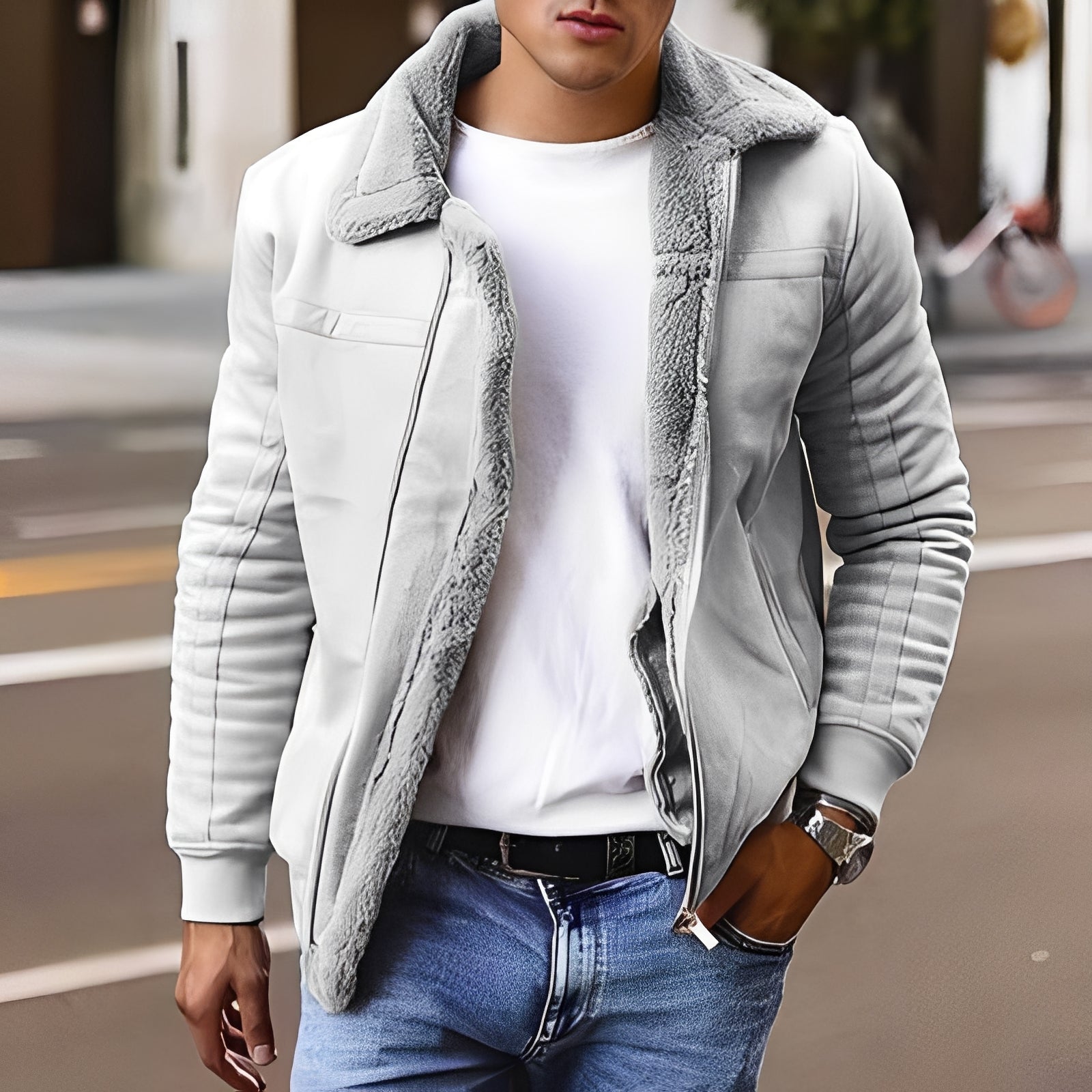 Josh - Komfortable und dicke Herrenjacke