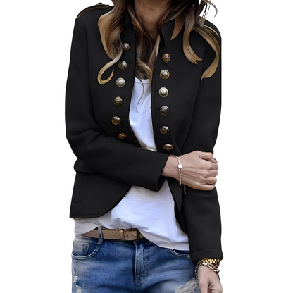 Rhoda - Eleganter Damenblazer mit Stehkragen
