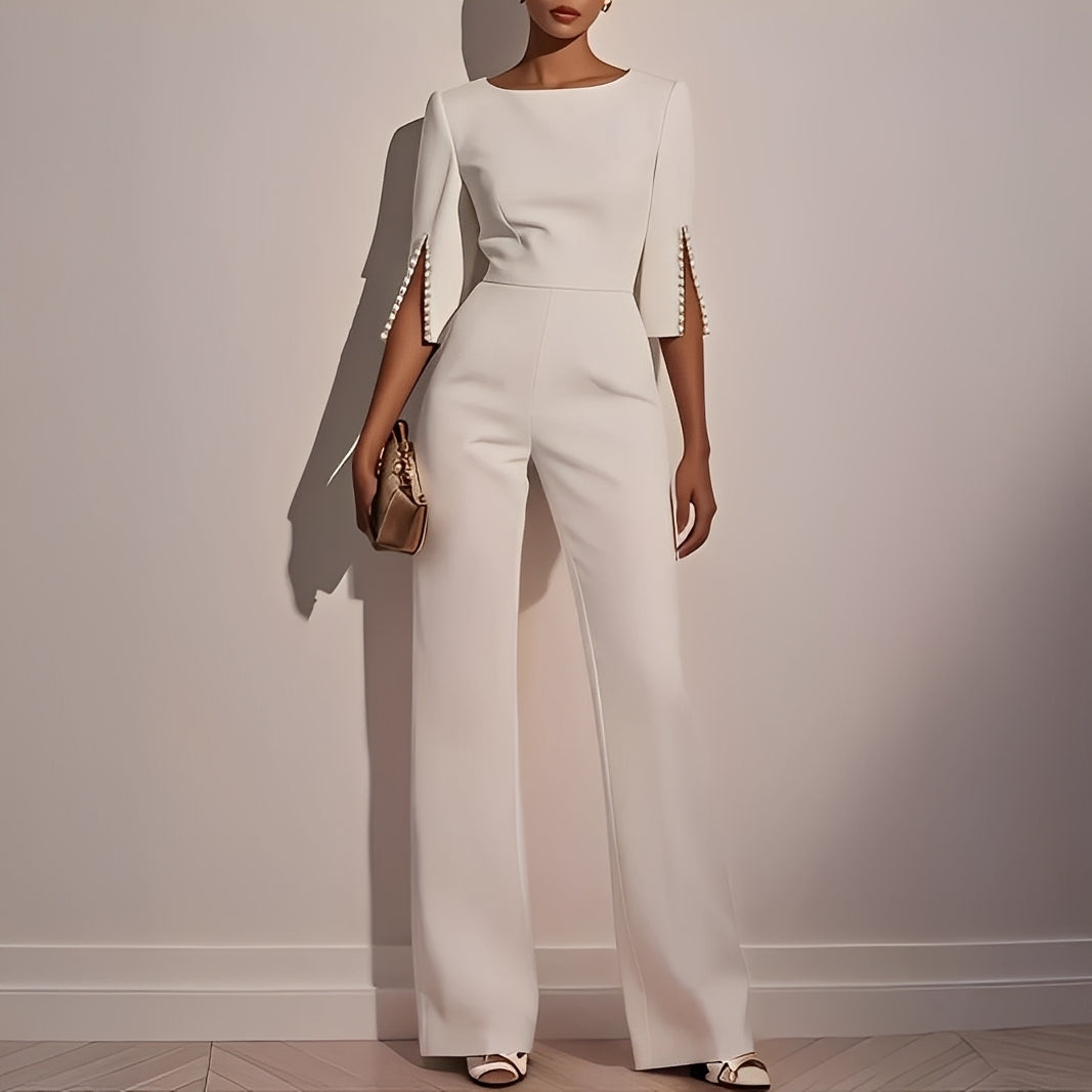 Carolane - Eleganter, figurnaher Damen-Jumpsuit