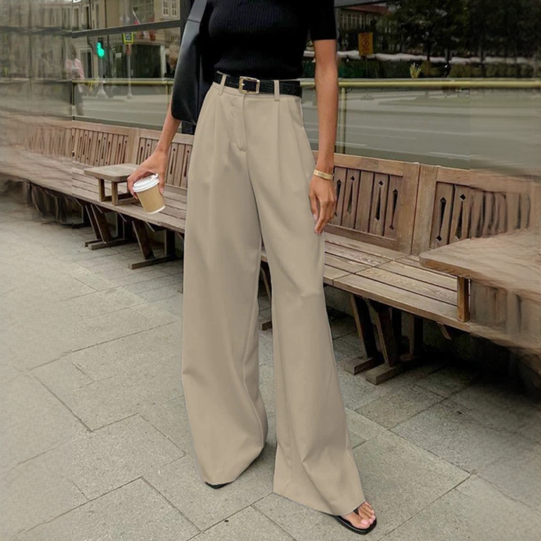 Marlene - Elegante Hose mit weitem Bein