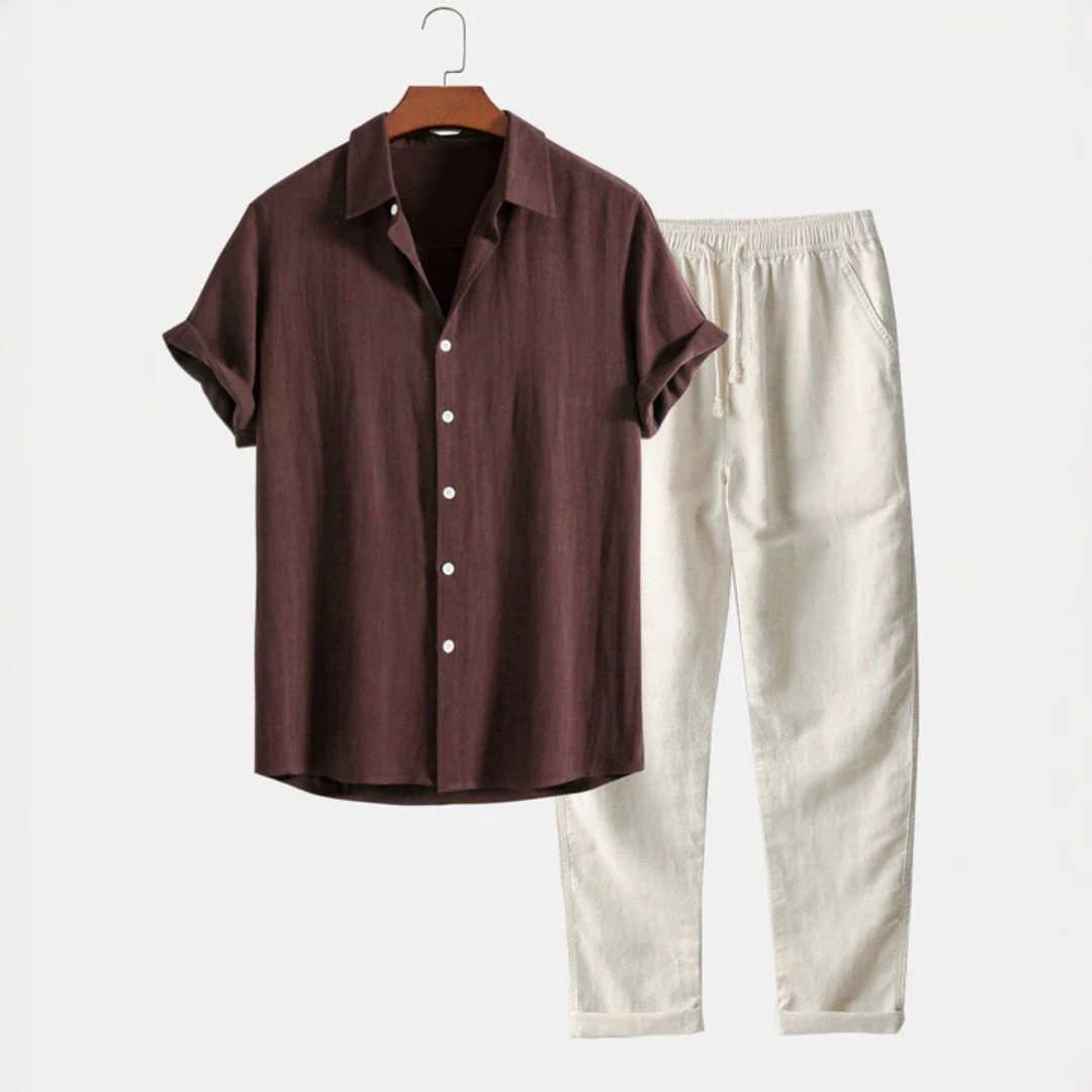 Macserne - Herren-Set aus Polo und Hose, lässig