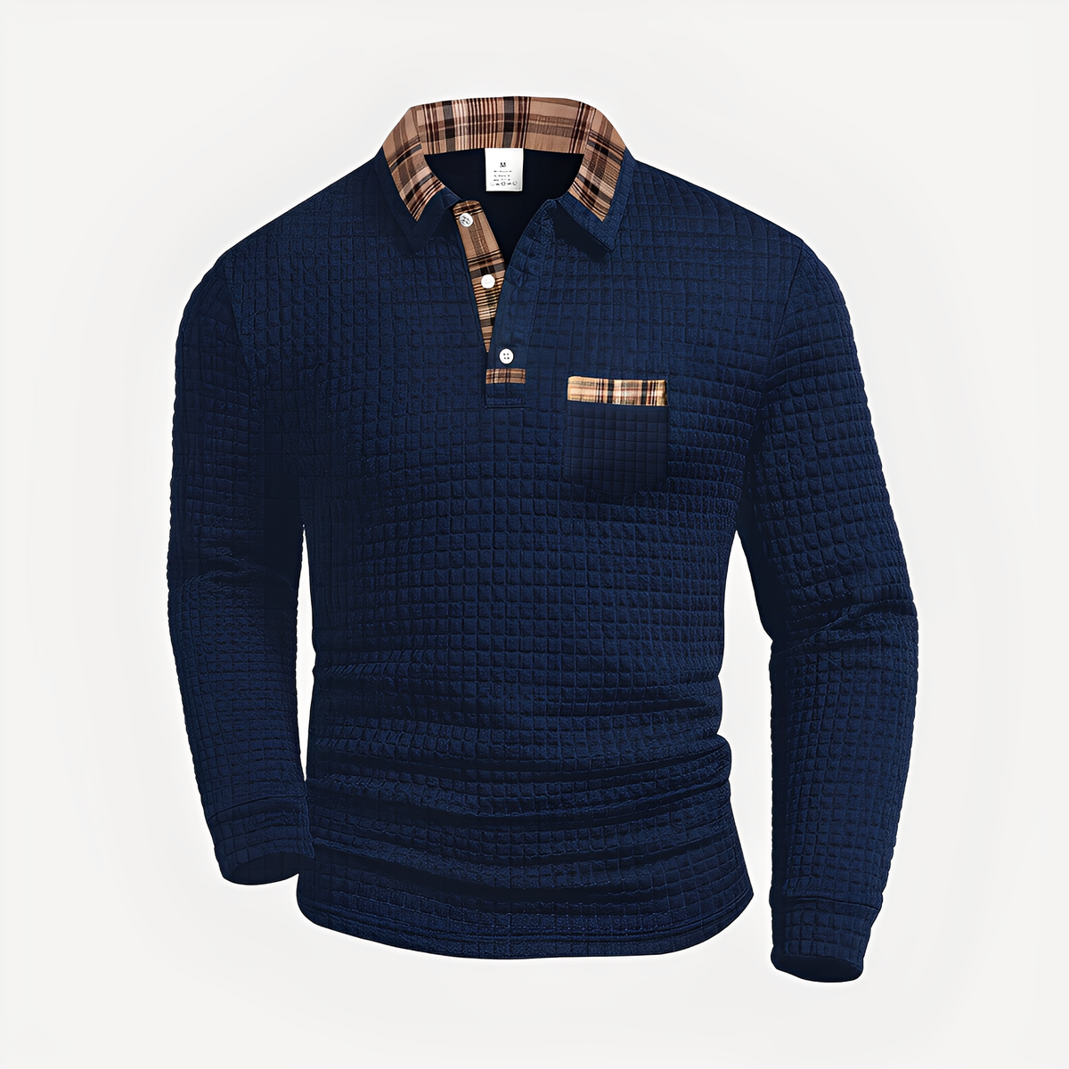 Morris - Elegantes Langarm-Poloshirt