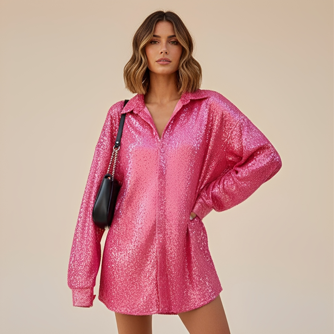 Laurie - Elegante und Stilvolle Oversized-Bluse