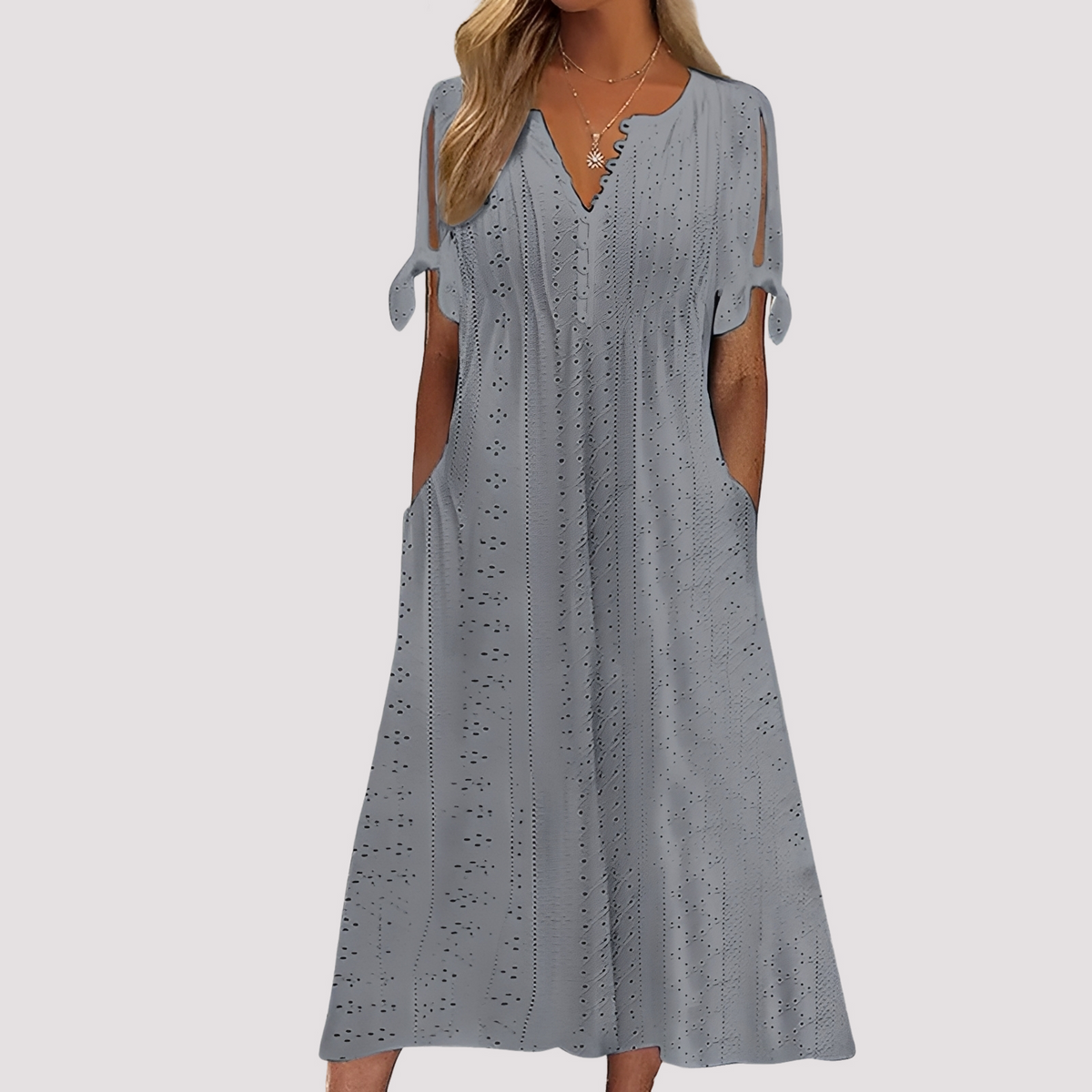 Maisy - Schickes Damenkleid mit Ausschnitten