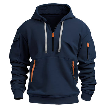 Burton - Stilvoller Hoodie mit halbem Reißverschluss