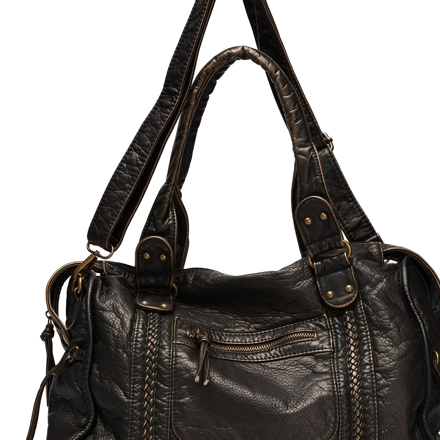 Hollie - Damenhandtasche mit Reißverschluss im entspannten Stil