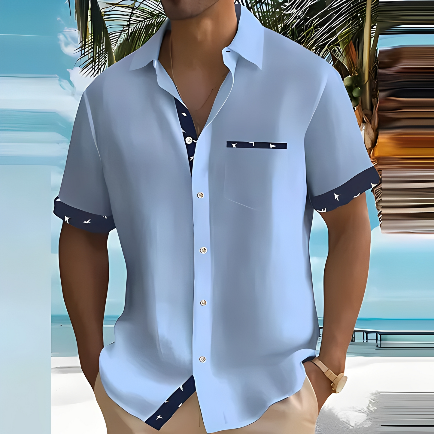 Liam – Stilvolle und leichte Sommerbluse