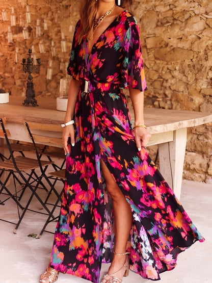 Rina - Elegantes, fließendes Damenkleid