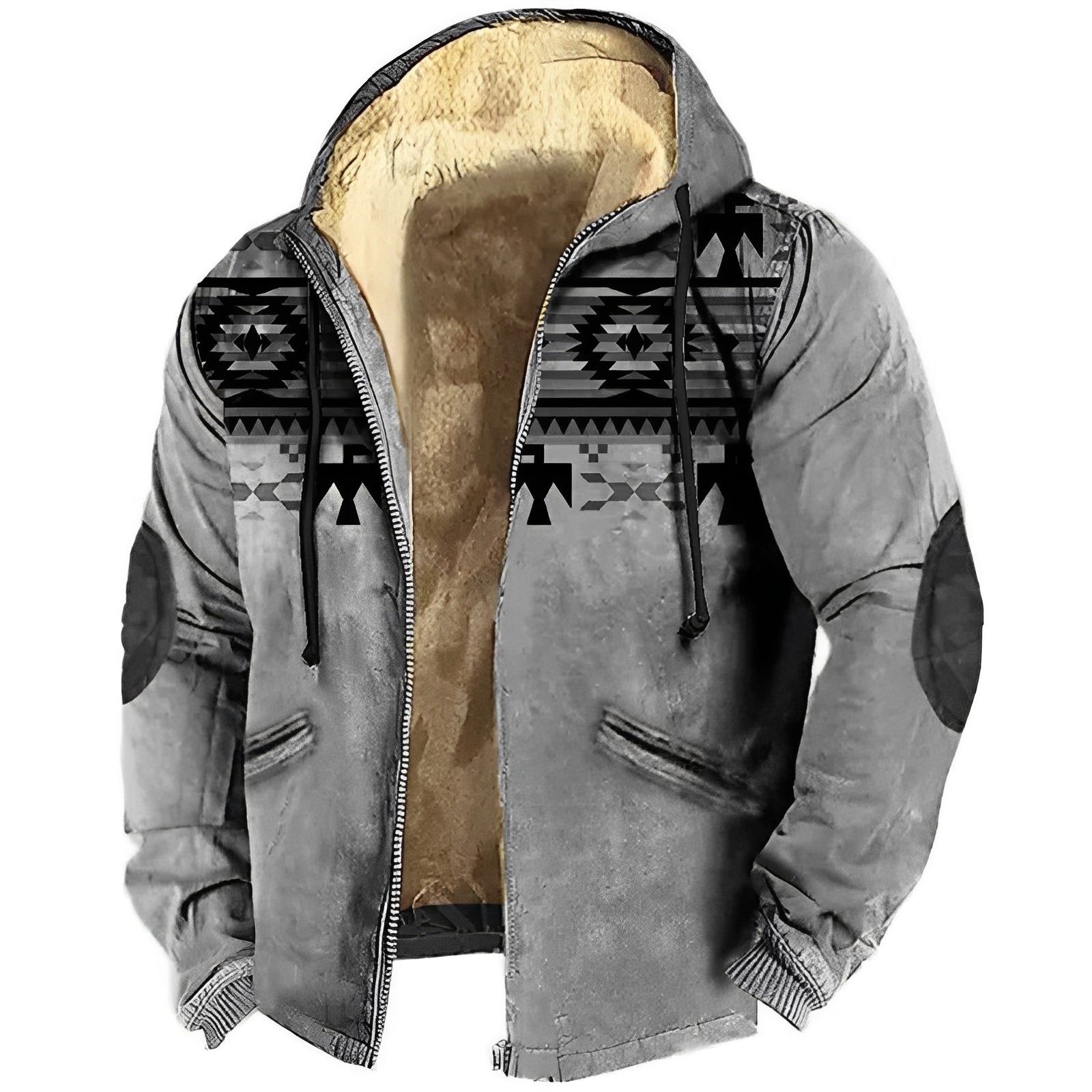 Edwin - Moderner Herren-Hoodie mit Ethno-Muster