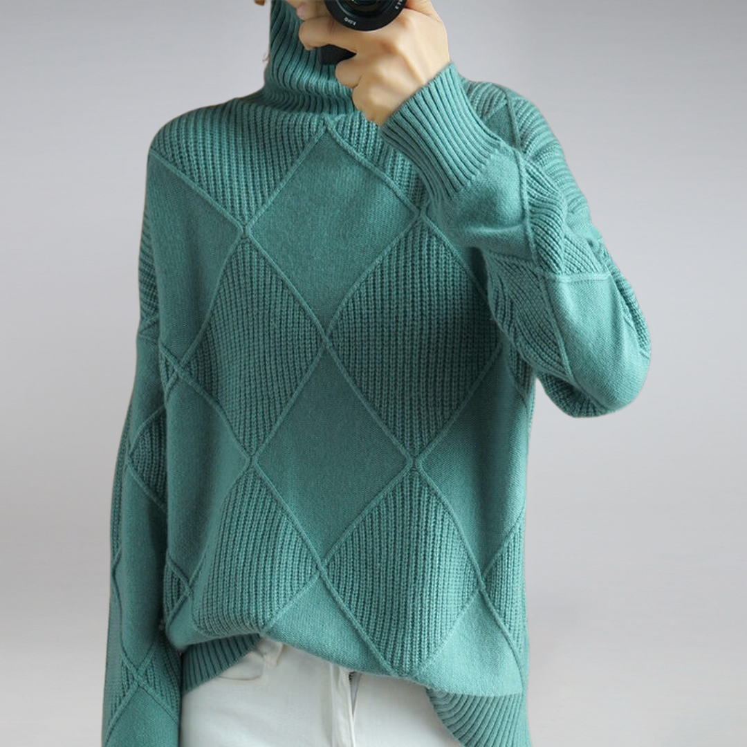 Camille - Eleganter Rollkragenpullover