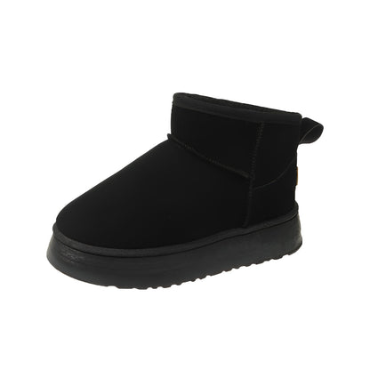 Velma - Einfache Damen-Lederschneestiefel