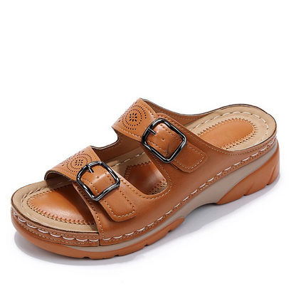 Ariella - Orthopädische Freizeitsandalen mit Keil für Damen