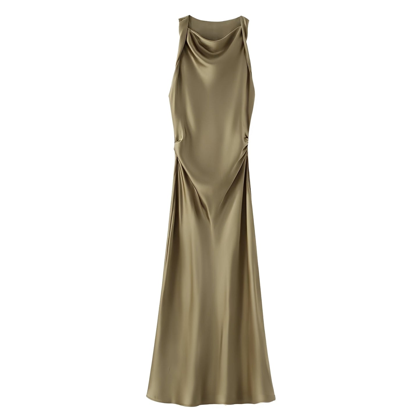 Veronica - Stilvolles Neckholder-Midikleid für Damen