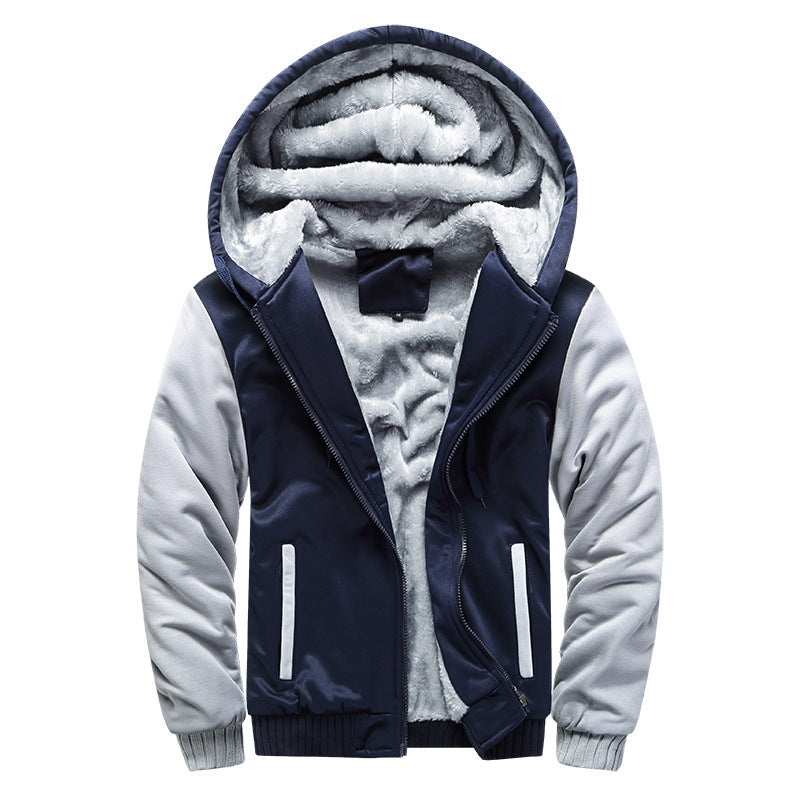 Russell - Stilvolle Samtjacke für Herren mit Kapuze