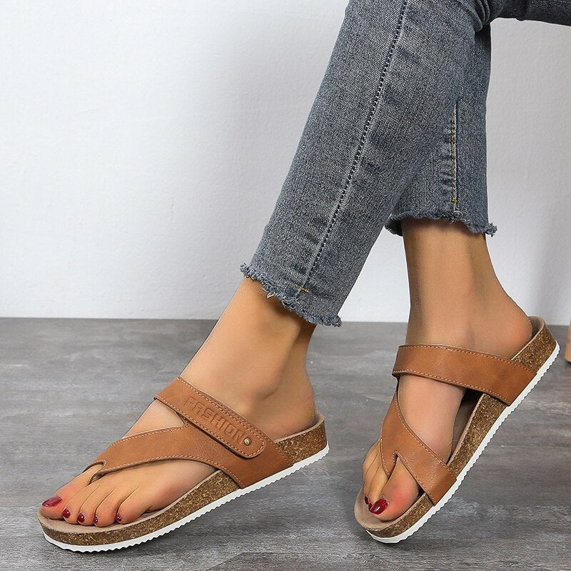 Archwaves - Offene orthopädische Sandalen aus Kork