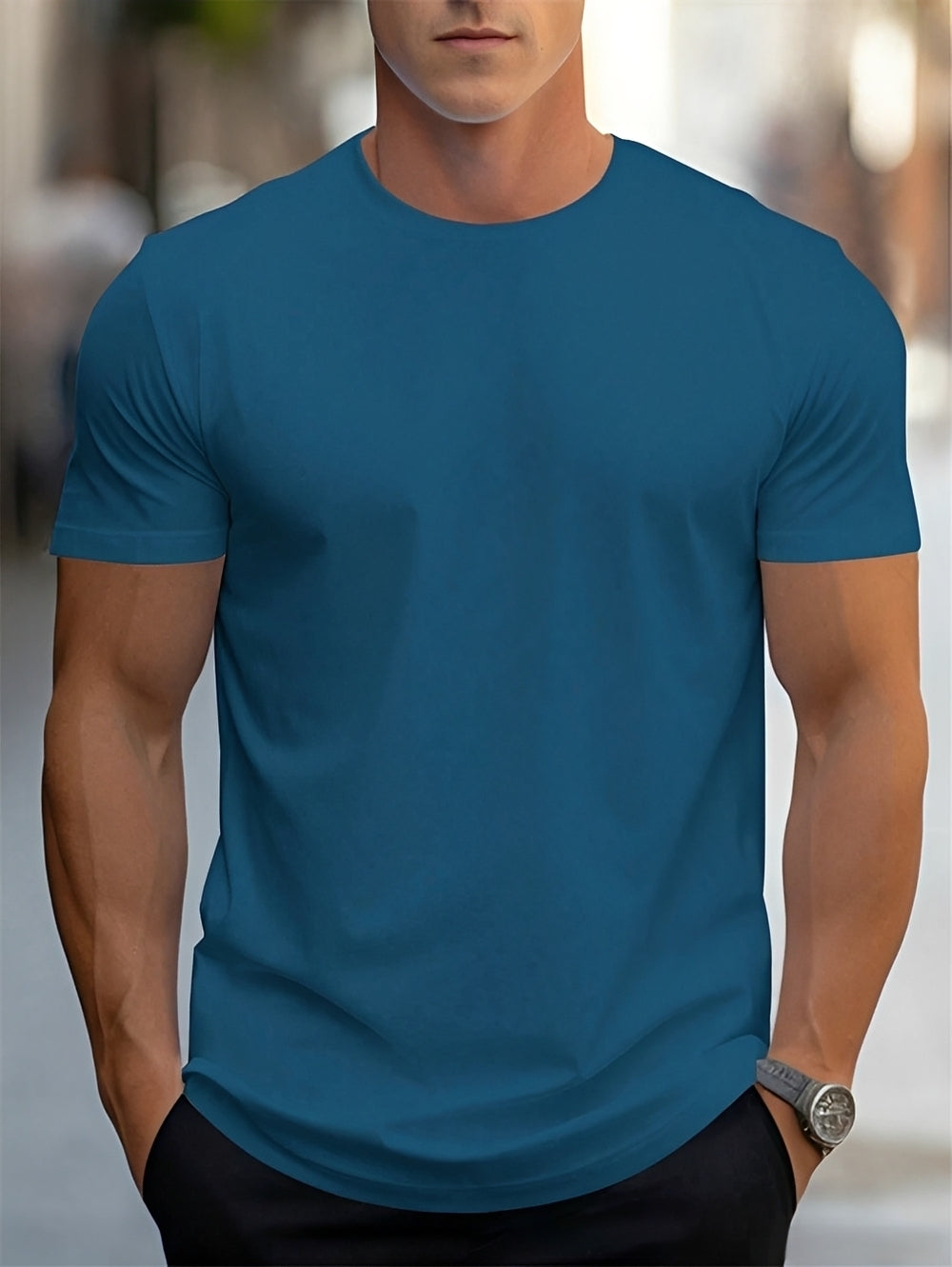 Marvin - Komfortables Herren-T-Shirt mit kurzen Ärmeln